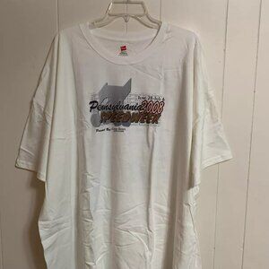 Pennsylvania 2008 speedway for 4XL Port Royal Double sided T-shirt #D1